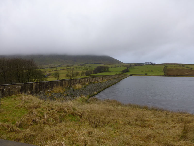 Pendle Hill in cloud
