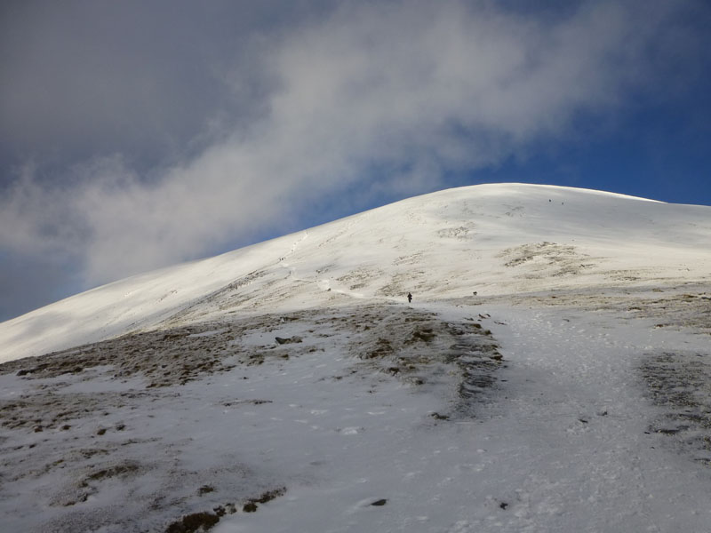 Back up to Skiddaw