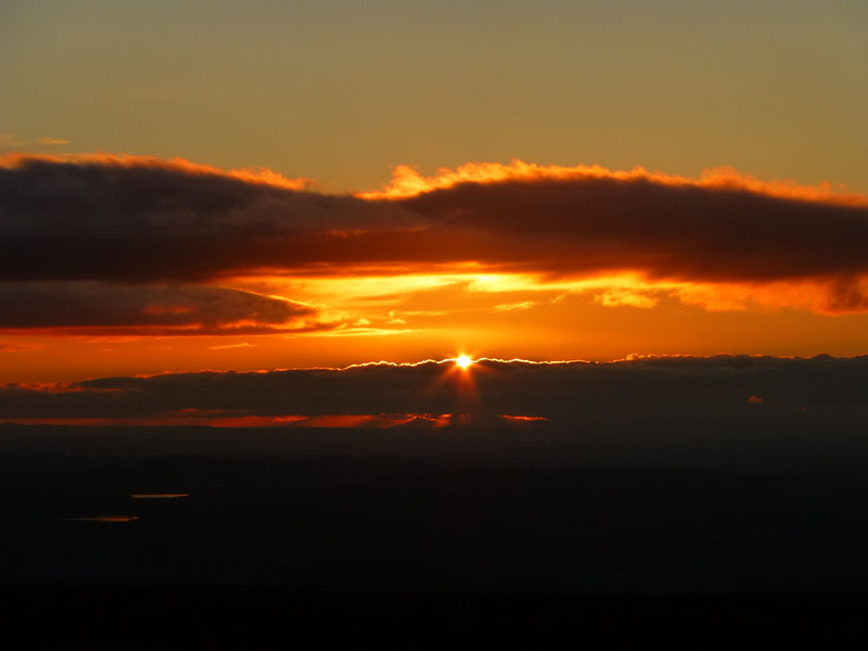 Sunset from Pendle Hill