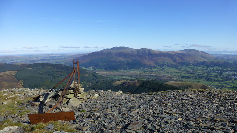 Skiddaw from Grisedale Pike