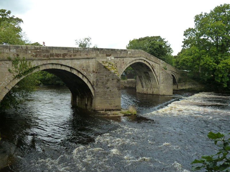 Ilkley's old stone bridge