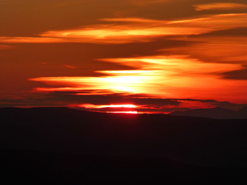 Red Sun from Pendle