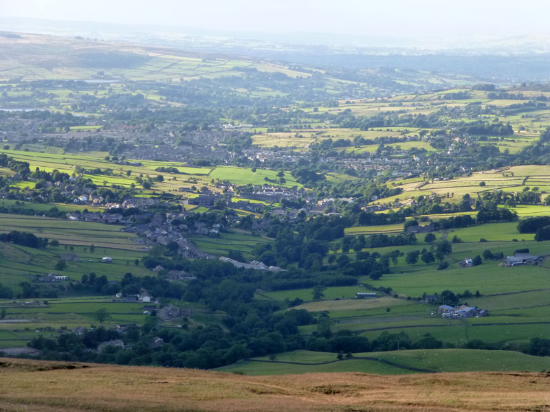 Trawden and Colne