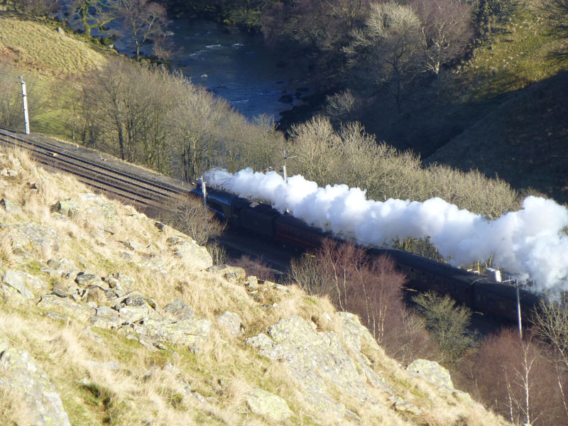 Steam heading north