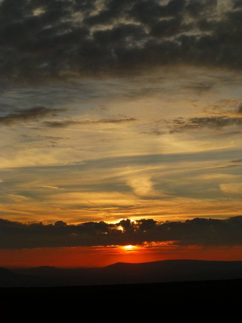 Sunset from Pendle