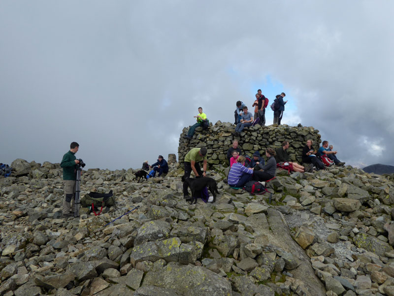 Summit Hoggers on Scafell Pike